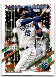2021 TOPPS HOLIDAY WHIT MERRIFIELD KANSAS CITY ROYALS #HW97 - Picture 1 of 2