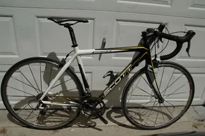 Scott CR1 Team 53cm Dura Ace/Ultegra+ 2x10 gears, Mavic Ksyrium SL SSC Clinchers - Picture 1 of 12