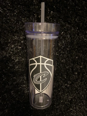 Cleveland Cavaliers Clear Tumbler Travel Cup Mug - New Cover
