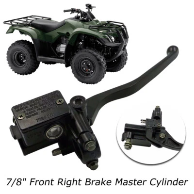 Front Right Brake Master Cylinder for Honda TRX250TM/TE Recon 250 2x4 1997-2023 Foto 1 de 4