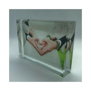 Crystal Glass Paperweight Custom Photo Image / Text High Quality Gift FREE Post - Afbeelding 1 van 7