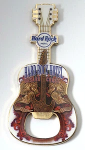 HARD ROCK CAFE HOTEL *** DESARU COAST *** CITY GUITAR BOTTLE OPENER MAGNET ~ WOW - Picture 1 of 2