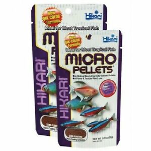 Hikari Micro Pellets - 1kg Small Tropical Fish Food for Tetras Barbs Neons Guppy