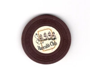 HARRAH'S CASINO CHIP--- SULTAN & HAREM ROULETTE---'B' TABLE--ERR CHIP - Picture 1 of 2