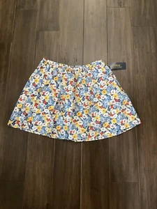 Ralph Lauren Girls Floral Twill Pull On Skirt Blue Multi Size XL/16 - Picture 1 of 5