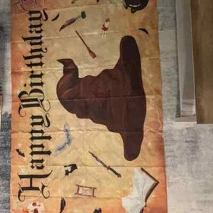 HARRY POTTER BIRTHDAY BANNER - Picture 1 of 1