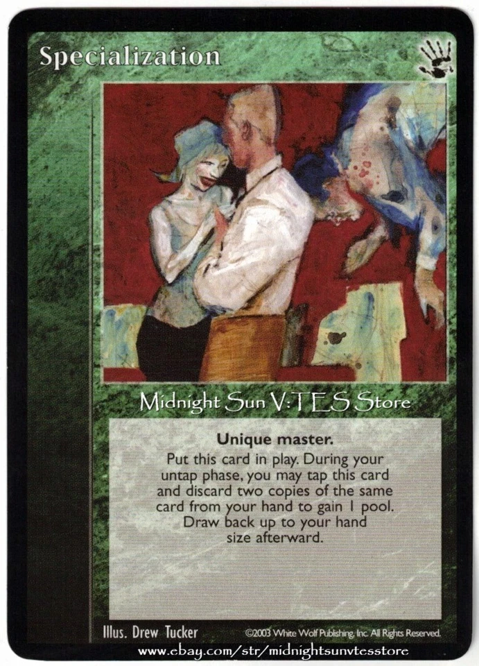 Specialization Black Hand V:TES VTES Vampire CCG - Image 1 of 1