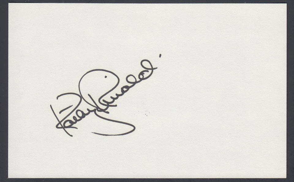 Kathy Rinaldi Autographed 6x9 Index Card Great for Framing Tennis Champion - Image 1 of 1