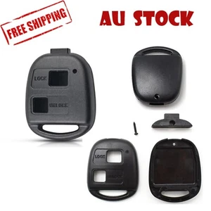 2 Button Key Remote Case Shell for Toyota Prado RAV4 Echo Corolla Tarago AU - Picture 1 of 2