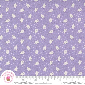Moda 30's PLAYTIME 33633 22 Lilac Purple Leaves Quilt Fabric 30s Reproduction - Picture 1 of 3