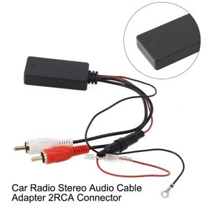 Auto Car SUV Radio Stereo Audio Cable Adapter 2-RCA Connector Music AUX Parts