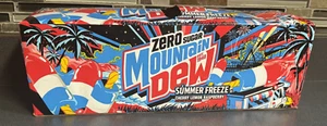 MOUNTAIN DEW SUMMER FREEZE ZERO SUGAR Soda 12 Pack of 12 oz Cans RARE BRAND NEW - Picture 1 of 3