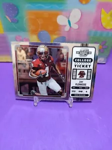 ð§¥ZAY FLOWERS 2023 Panini Chroniken optischer Entwurf Picks Anwärter #12ð¥ - Bild 1 von 2