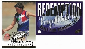 2000 Draft Pick Signature (DS2) Paul HASLEBY Fremantle #545 :::: - Picture 1 of 2