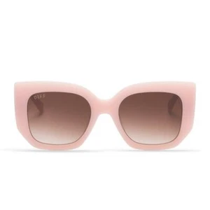 UNCOMMON JAMES DIFF RETRO CREAMY PINK SUNGLASSES NEW - Picture 1 of 4