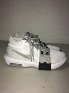 Nike Lebron Witness 8 Gray/White/Black Size 10.5 Men - Picture 1 of 5