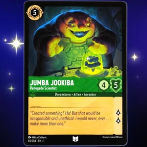 Jumba Jookiba Renegade Scientist - Uncommon - Lorcana The First Chapter #83/204 - Picture 1 of 3