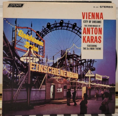 Anton Karas – Vienna, City Of Dreams  LP  London Records PS 319  VERY NICE vg++ Foto 1 de 3