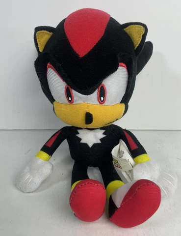 Sega Shadow Plush 8" Sonic The Hedgehog Black Toy Factory Stuffed Doll Toy Cover