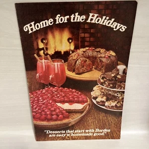 HOME FOR THE HOLIDAYS.  DESSERTS. BORDEN. COOKBOOK.RECIPES - Bild 1 von 3