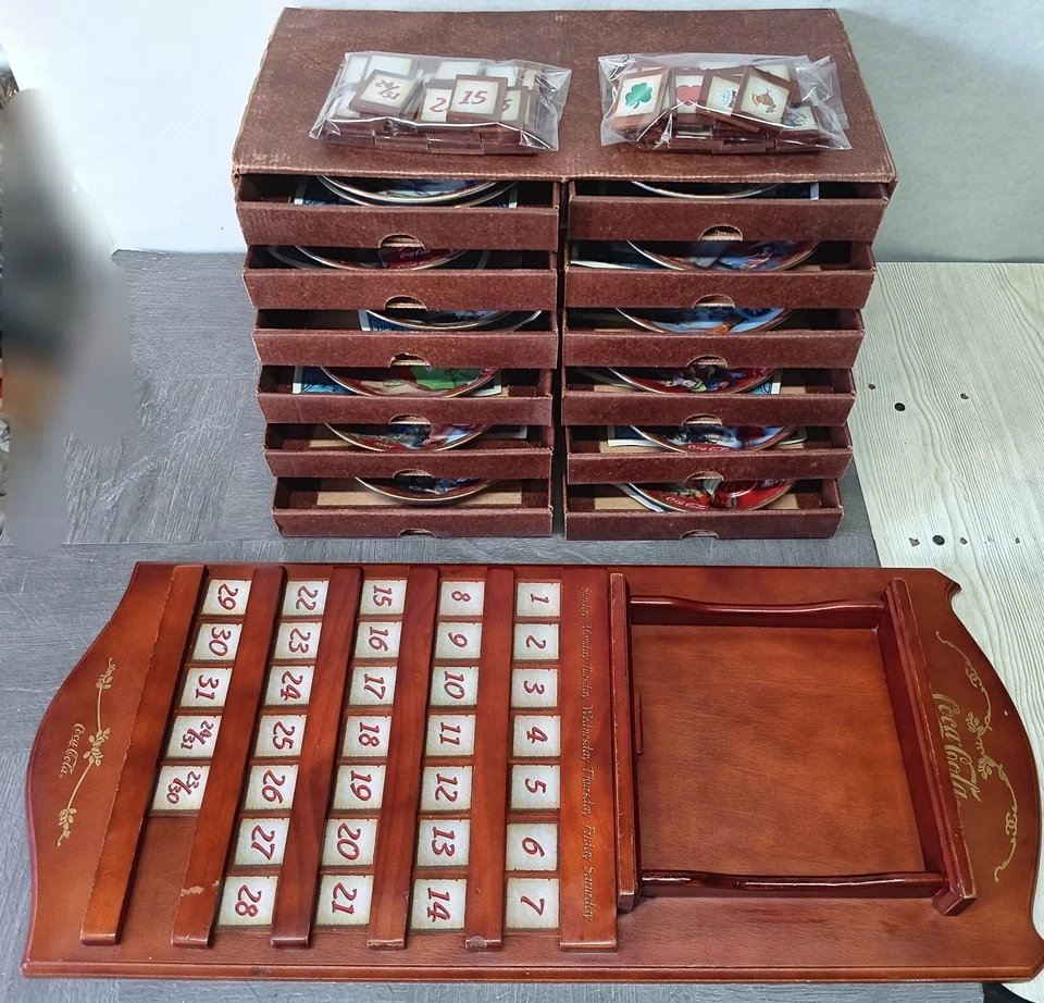 Vintage Coca-Cola Days Collector's Plates Perpetual Calendar Bradford Exchange - Image 1 of 4
