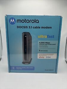 NEW MOTOROLA Cable Modem Model MB8600 Ultra-Fast DOCSIS 3.1 plus 32x8 DOCSIS 3.0