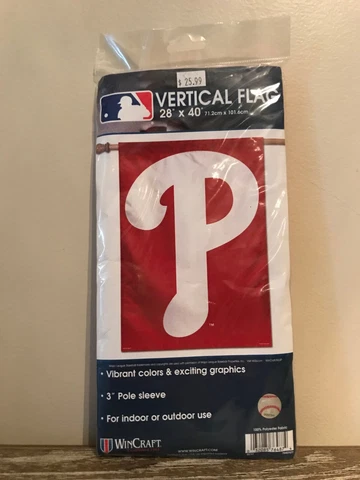 NEW PHILADELPHIA PHILLIES 28x40 VERTICAL Garden Flag #1 Cover