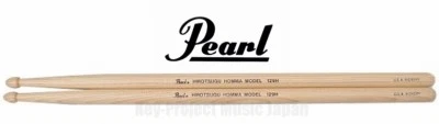 Pearl 129H Hirotsugu Honma Model Drum Sticks 1pair Hickory New w/Tracking No. - Image 1 of 2