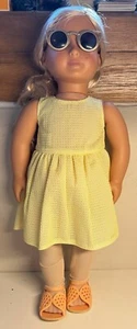 BATTAT DOLL : OG Our Generation Doll YELLOW DRESS AND SUNGLASSES - Picture 1 of 4