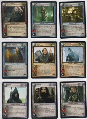 Lord Of The Rings CCG TCG Exp. Middle Earth [German] Complete Set 14R1-15 - Image 1 of 2