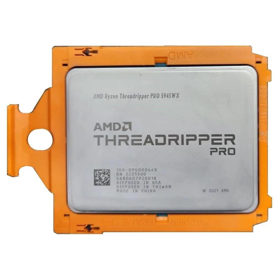 AMD Ryzen Threadripper Pro 5945WX Unlocked 4.1GHz 12 Core sWRX8 CPU Processor - Image 1 of 1