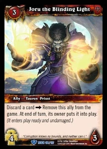 WORLD OF WARCRAFT WOW TCG REIGN OF FIRE : JORU THE BLINDING LIGHT X 4 - Picture 1 of 1