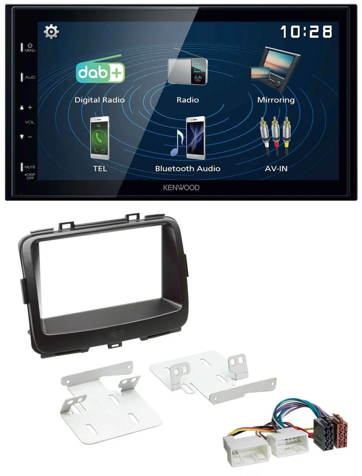 Kenwood 2DIN Bluetooth MP3 USB DAB Autoradio für Kia Carens 4 RP ab 2013 - Bild 1 von 4