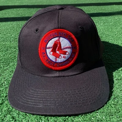 Vintage 1990 Boston Red Sox MLB AL East Champions Patch Snapback Hat - Image 1 of 4