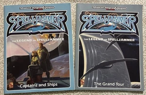 AD&D: The Legend of Spelljammer, 2 Bücher, 9 Schiffskarten und 2 Box Set Karten - Bild 1 von 8