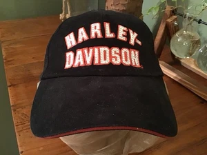 Neu Harley-Davidson Damenmütze Kappe Glitzer Logo, schwarz & orange - Bild 1 von 5