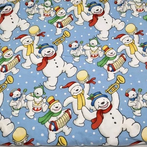Snowman Band Alexander Henry Collection Fabric Banjo Accordian Holiday 43x140 In - Picture 1 of 6