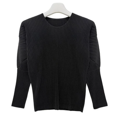 me ISSEY MIYAKE Homme Plisse Issey Miyake складки длинным рукавом футболка 145210127 - Изображение 1 из 4