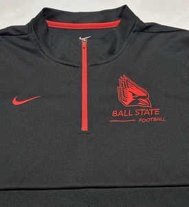 Ball State Football Nike Mens XXL Quarter Zip Performance Tech Golf CI4543 BSU - Picture 1 of 9