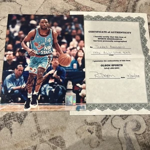 Terrell Brandon signed NBA basketball 8x10 photo W/Certificate Autographed - Picture 1 of 8