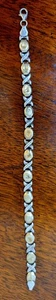 1/15 14kt & 925 Italian XOXO Ladies Bracelet Made In Turkey 7 1/4" - Picture 1 of 16
