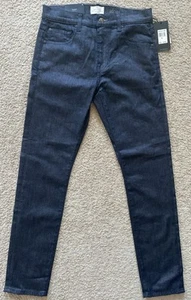 JEANS 7 FOR ALL MANKIND taglia 29 ADRIEN SLIM AFFUSOLATO CON TASCA PULITA NUOVO CON ETICHETTE - Foto 1 di 14
