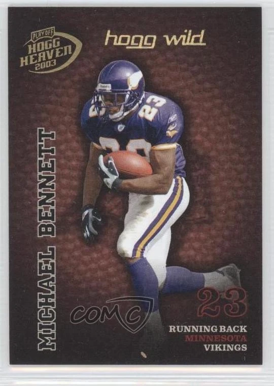 2003 Playoff Hogg Heaven Hogg Wild /150 Michael Bennett #84 - Image 1 of 2