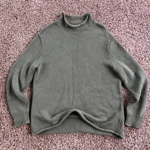 J. Crew 1988 Baumwolle Rollkragen Strick Pullover Herren M Moosgrün J0782 Ruderer Always - Bild 1 von 6