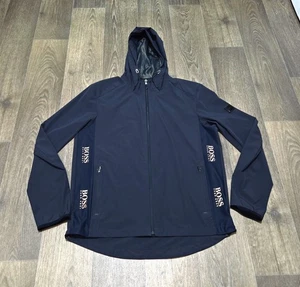 Giacca Hugo Boss con cappuccio riflettente - Uomo Large - Blu Navy - Ottime condizioni - Foto 1 di 8