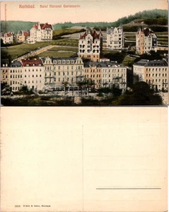 Postal de colección - Karlovy Vary. Hote! National Gartenzelle, Alemania - Imagen 1 de 1