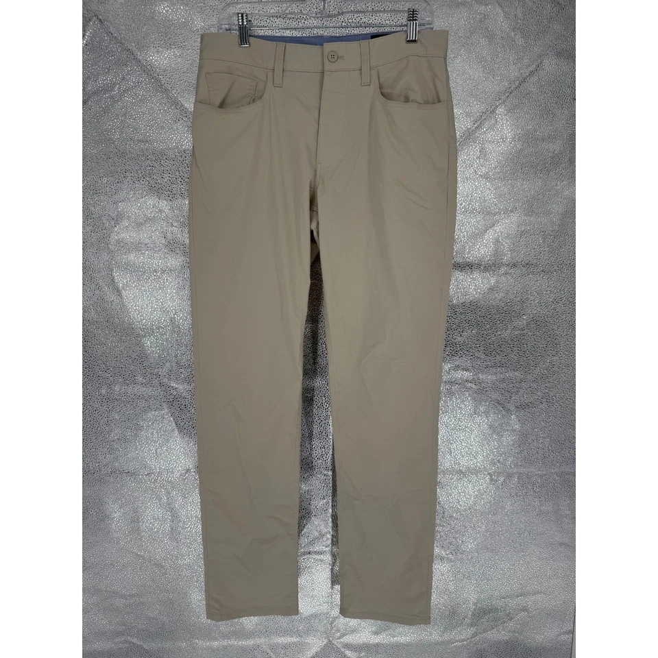 Pantalones chinos Polo Ralph Lauren para hombre caqui rendimiento golf ajuste a medida 30x32 Foto 1 de 4