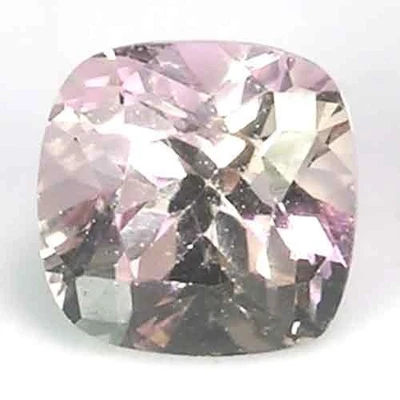 GRACEFUL NATURAL UNHEATED PURPLISH PINK COLOR AFRICAN MALAYA GARNET - CUSHION CU - Image 1 of 3
