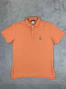 Psycho Bunny Polo Herren 5 Medium Orange Polo Kurzarm Pima Baumwolle Preppy - Bild 1 von 9