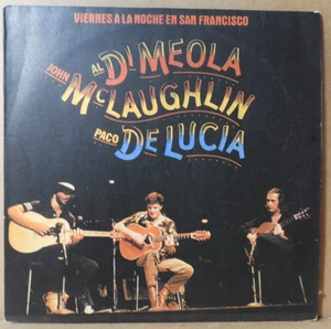 AL DI MEOLA/JOHN McLAUGHLIN/PACO DE LUCIA "Saturday Night in S.F" 1981 VG+/VG+! - Imagen 1 de 4